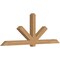 Ekena Millwork Kennewick Timber Gable Bracket, Western Red Cedar, 108"W x 40"H x 5 1/2"D x 5 1/2"F, 9/12 Pitch GBW108X40X0606KEN00SWR - alternate 3